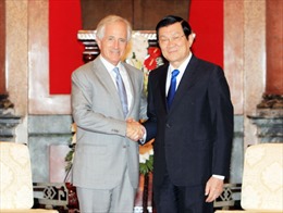 Chủ tịch nước Trương Tấn Sang tiếp Thượng nghị sĩ Hoa Kỳ